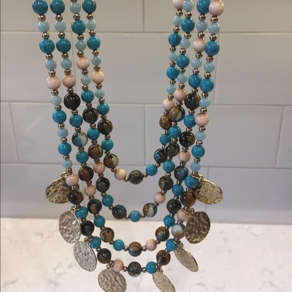 Charming Charlie 4 Strand Necklace - Picture 3 of 6